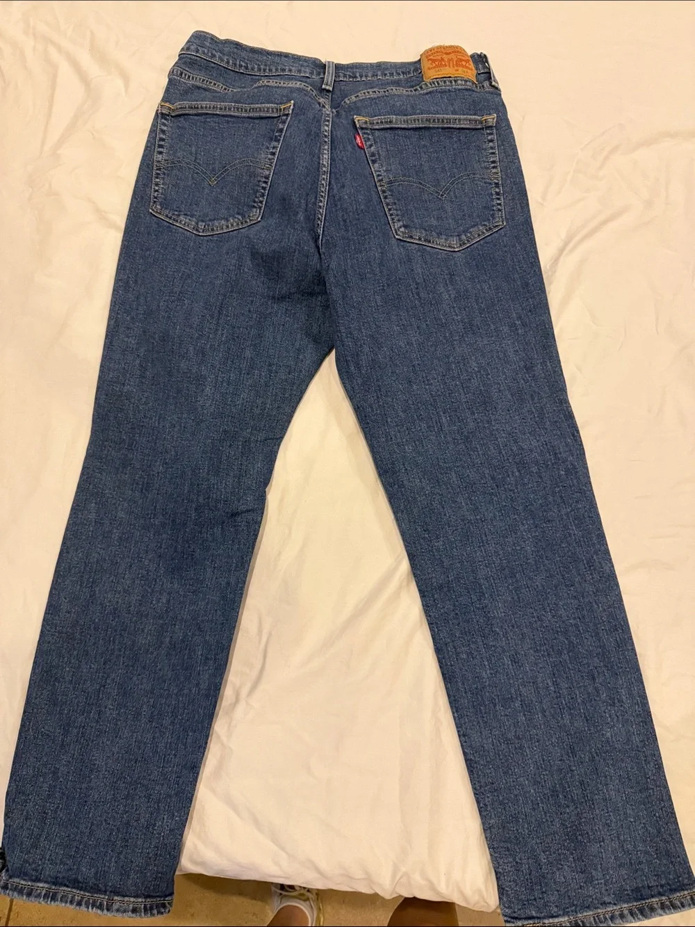 Levi's Men's Dark Blue Straight Jeans